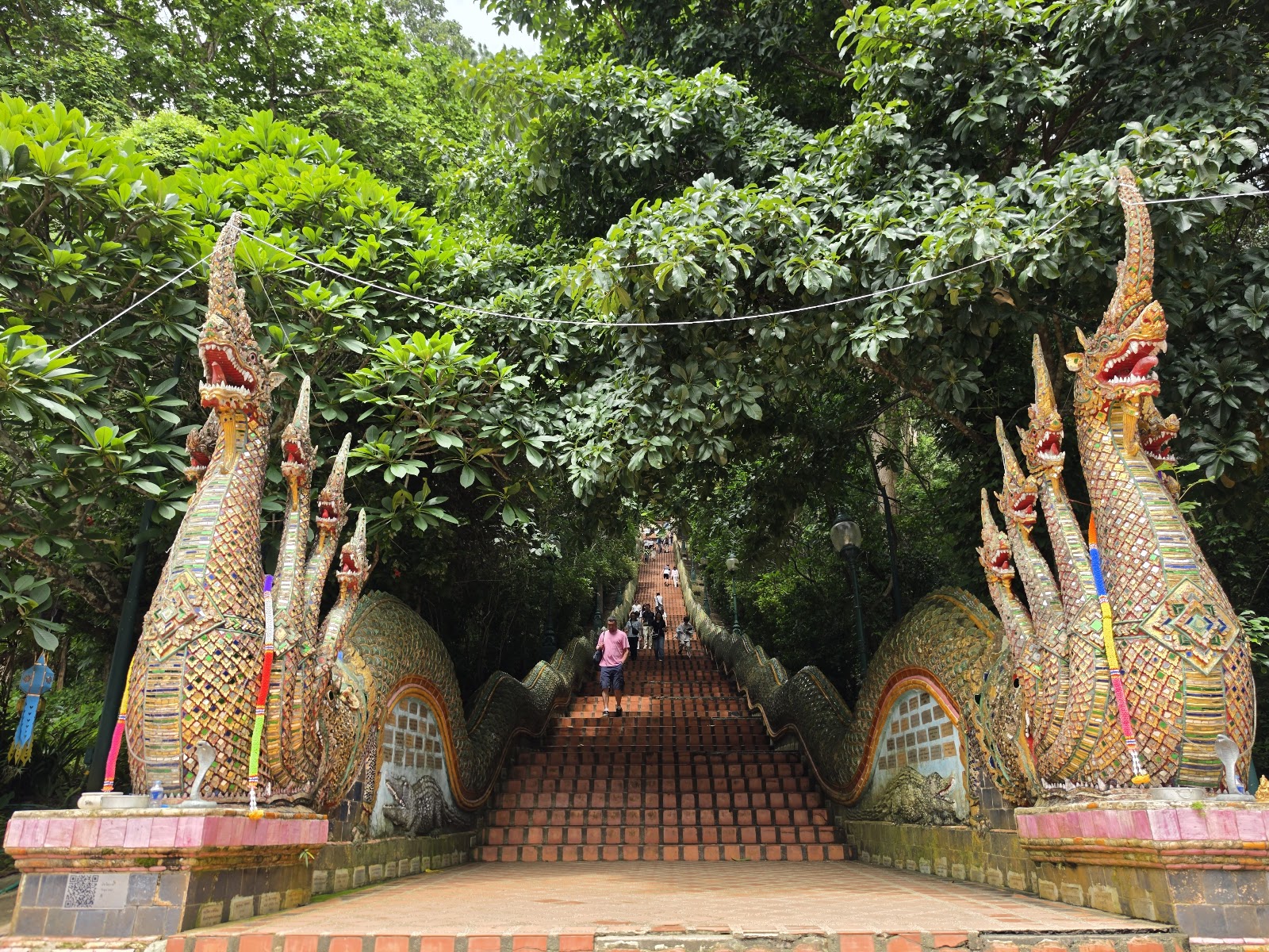 The naga staircase at Doi Suthep