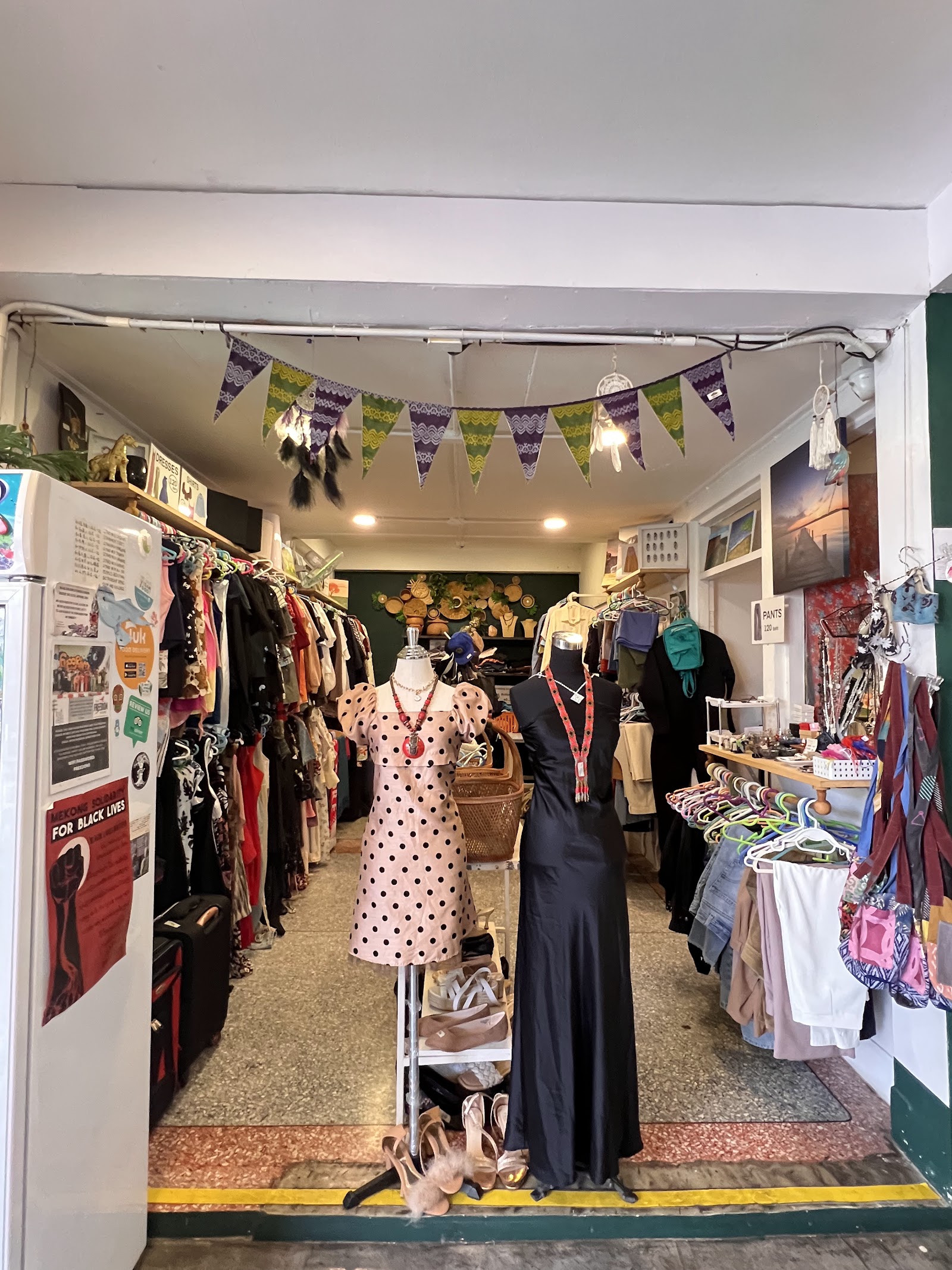 Thrift store and cafe at Free Bird