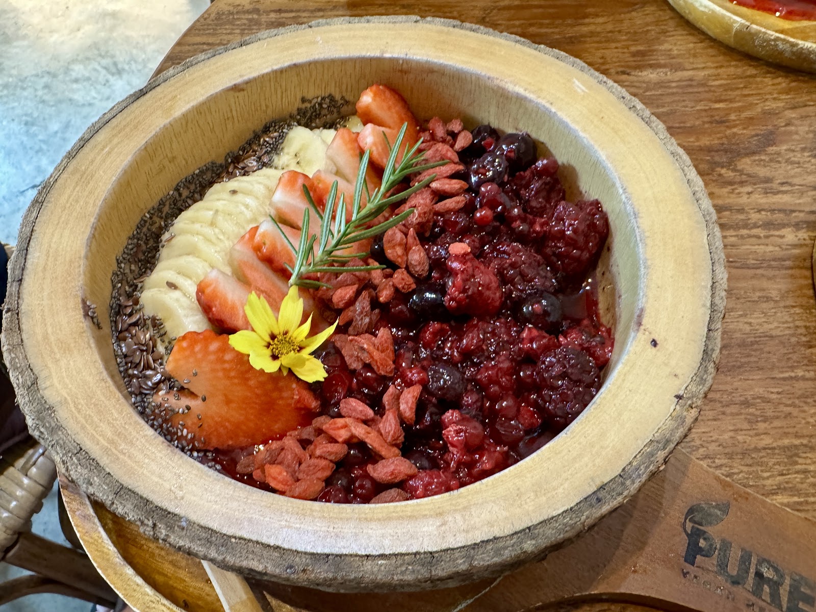 Food at Pure Vegan Heaven Chiang Mai