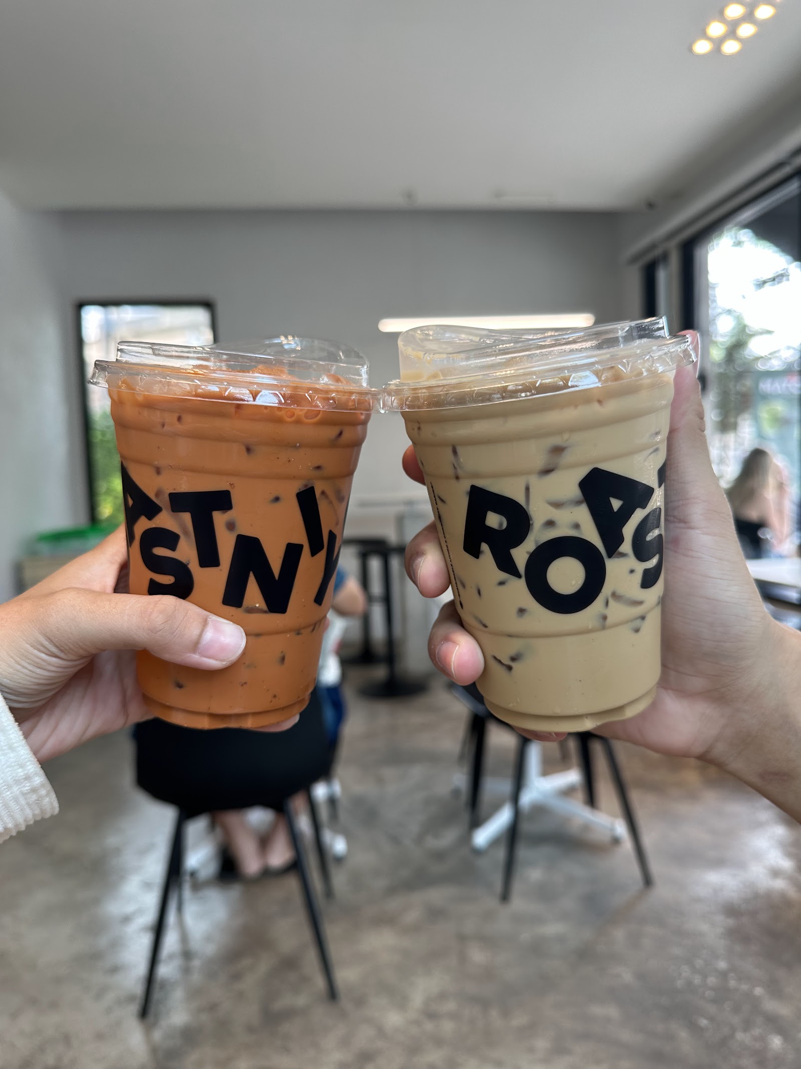 Tables at Roastniyom Coffee