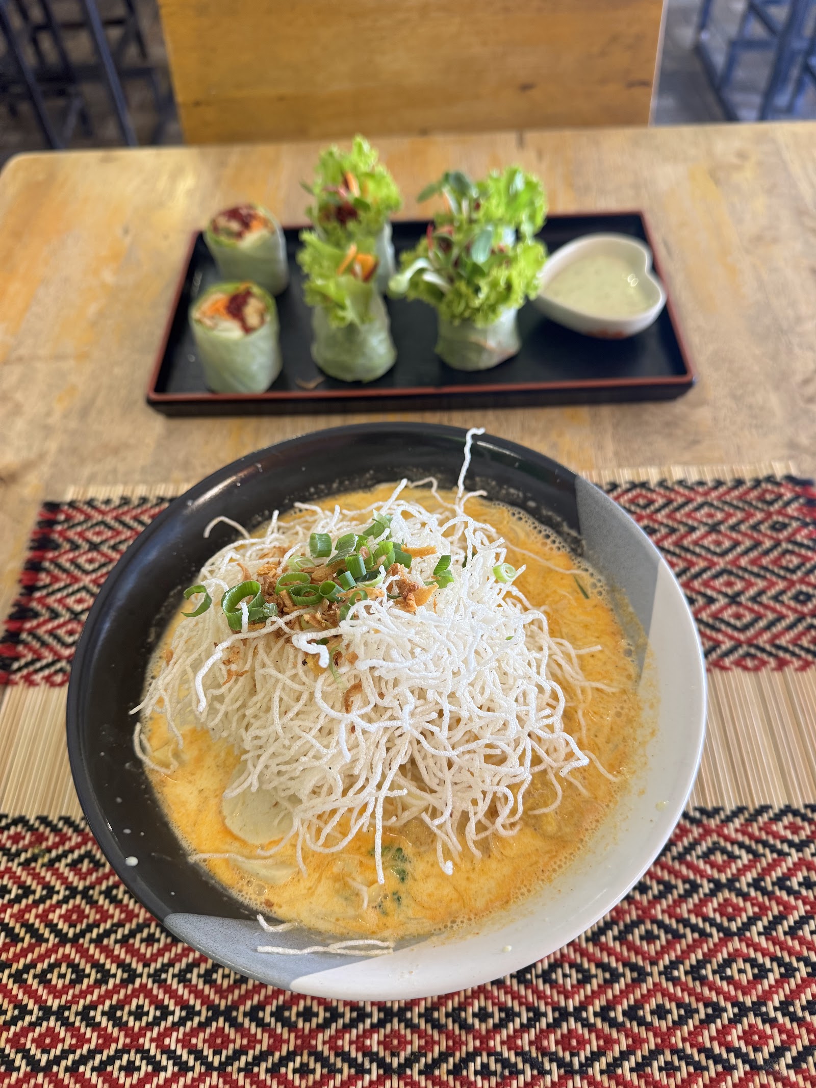 Food at Vegan Heaven Chiang Mai
