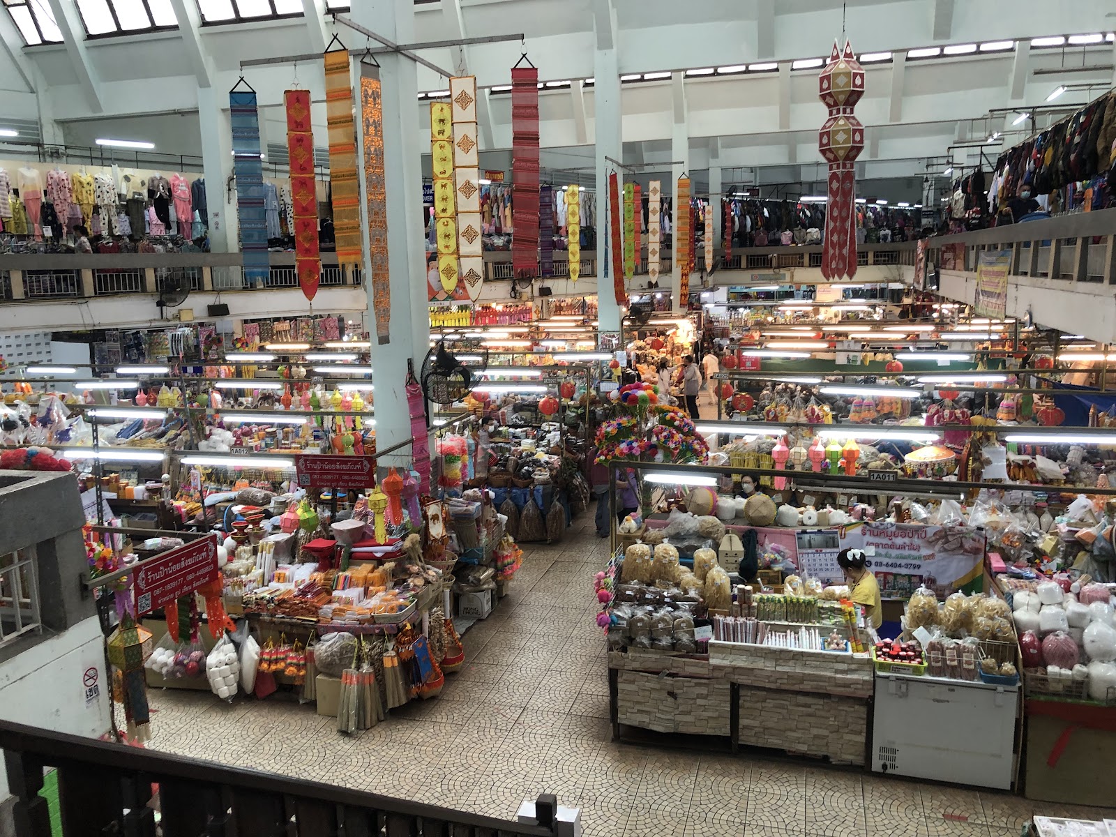 Stalls at Warorot Market Chiang Mai