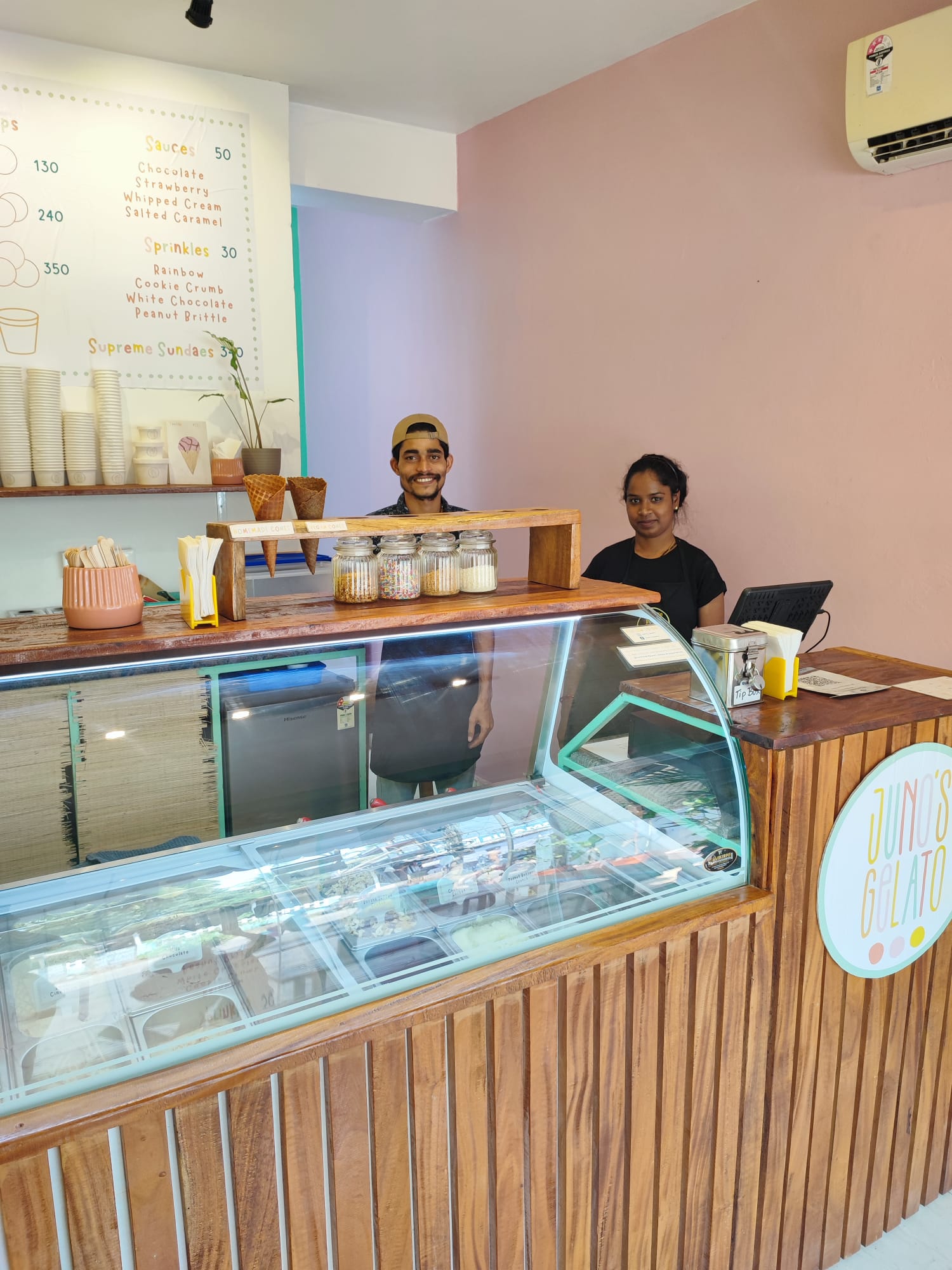 Juno's Gelato Palolem