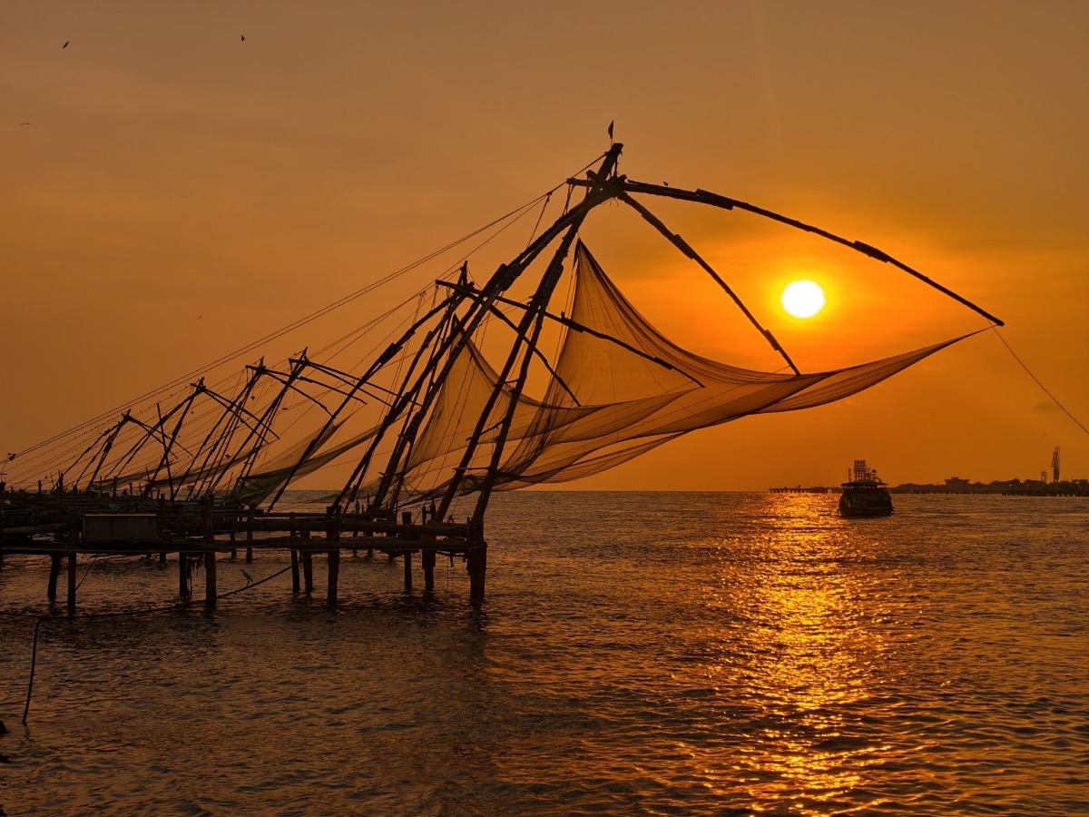 Chinese fishing nets, Fort Kochi
