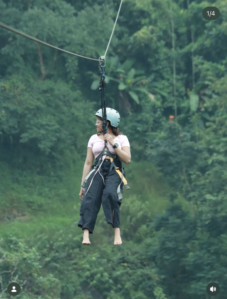 High Range Zip Line