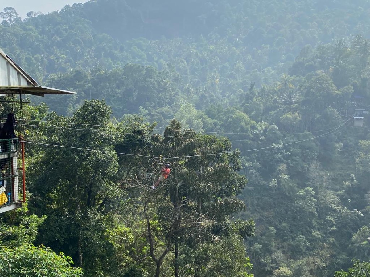 High Range Zip Line
