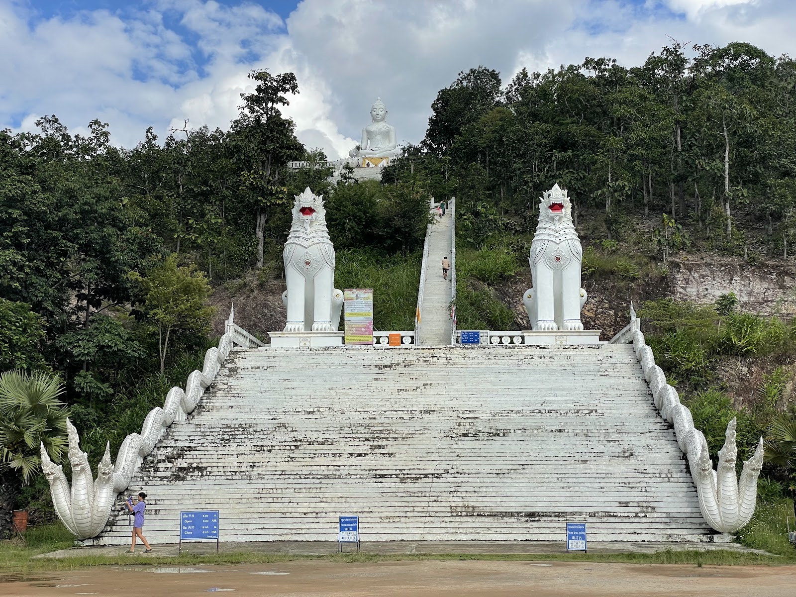Wat Phra That Mae Yen — the White Buddha