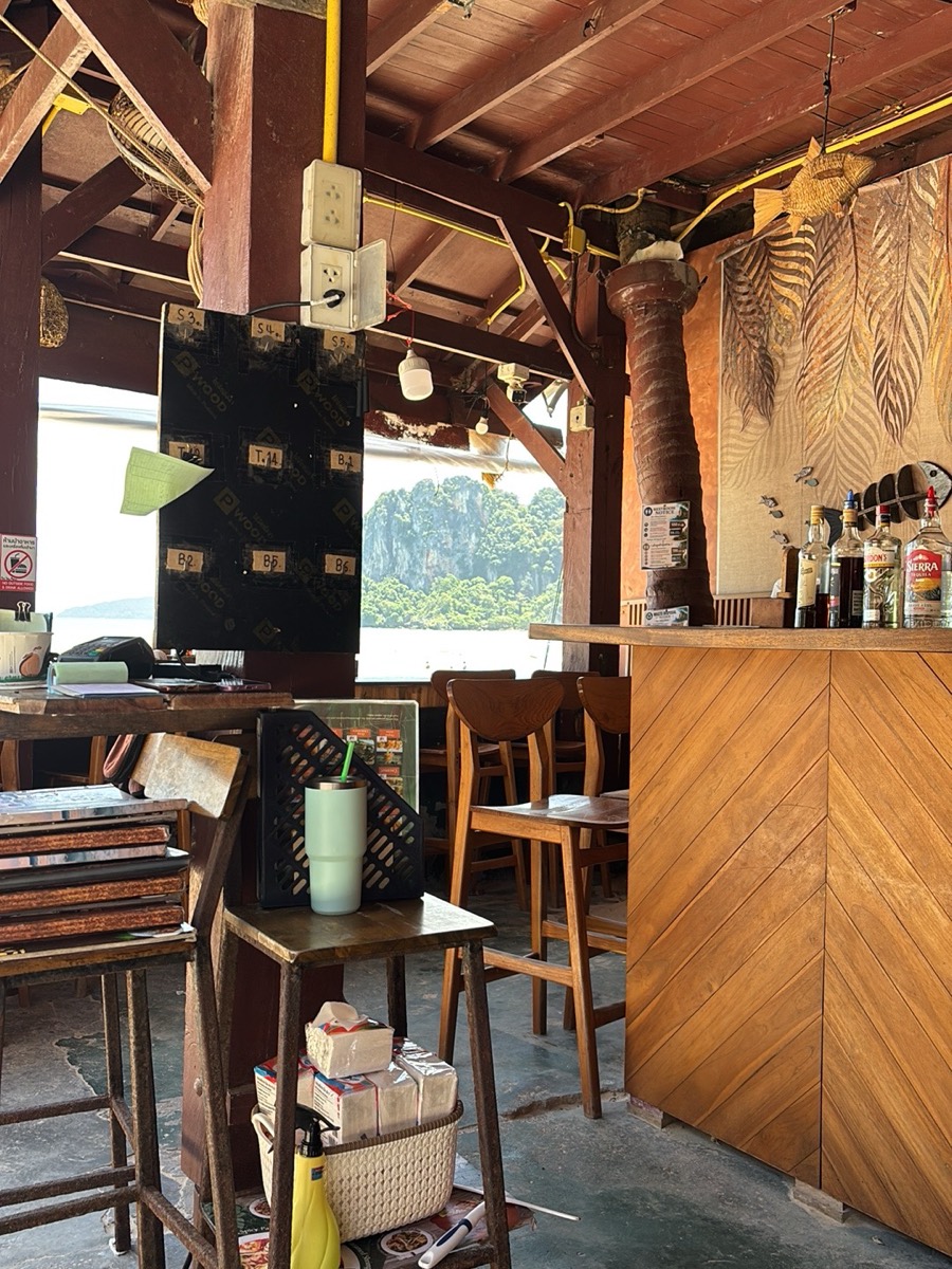 Food at Railay Beach Cafe