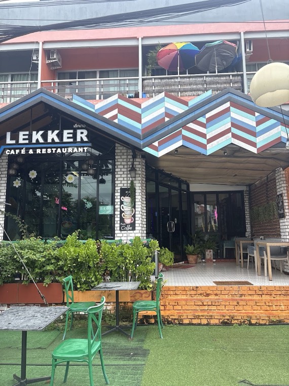 Air-conditioned interior of Lekker Café, Ao Nang