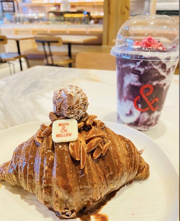 Bakery counter at Much & Mellow