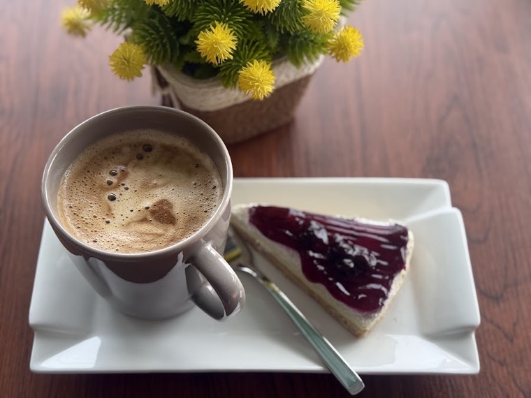 Coffee and food at Renu Café