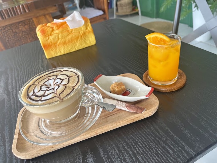Seating at Renu Café